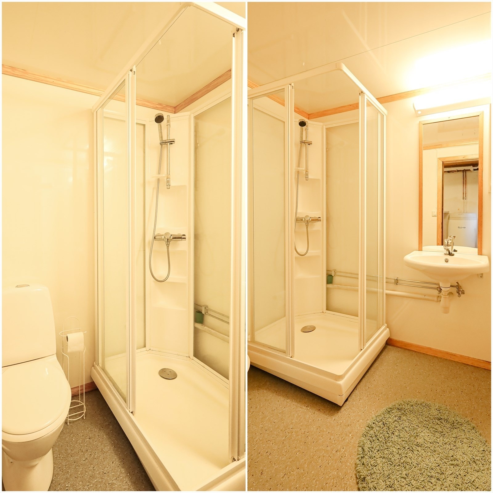 Det er også ett praktisk bad i underetasjen. Galleribilde