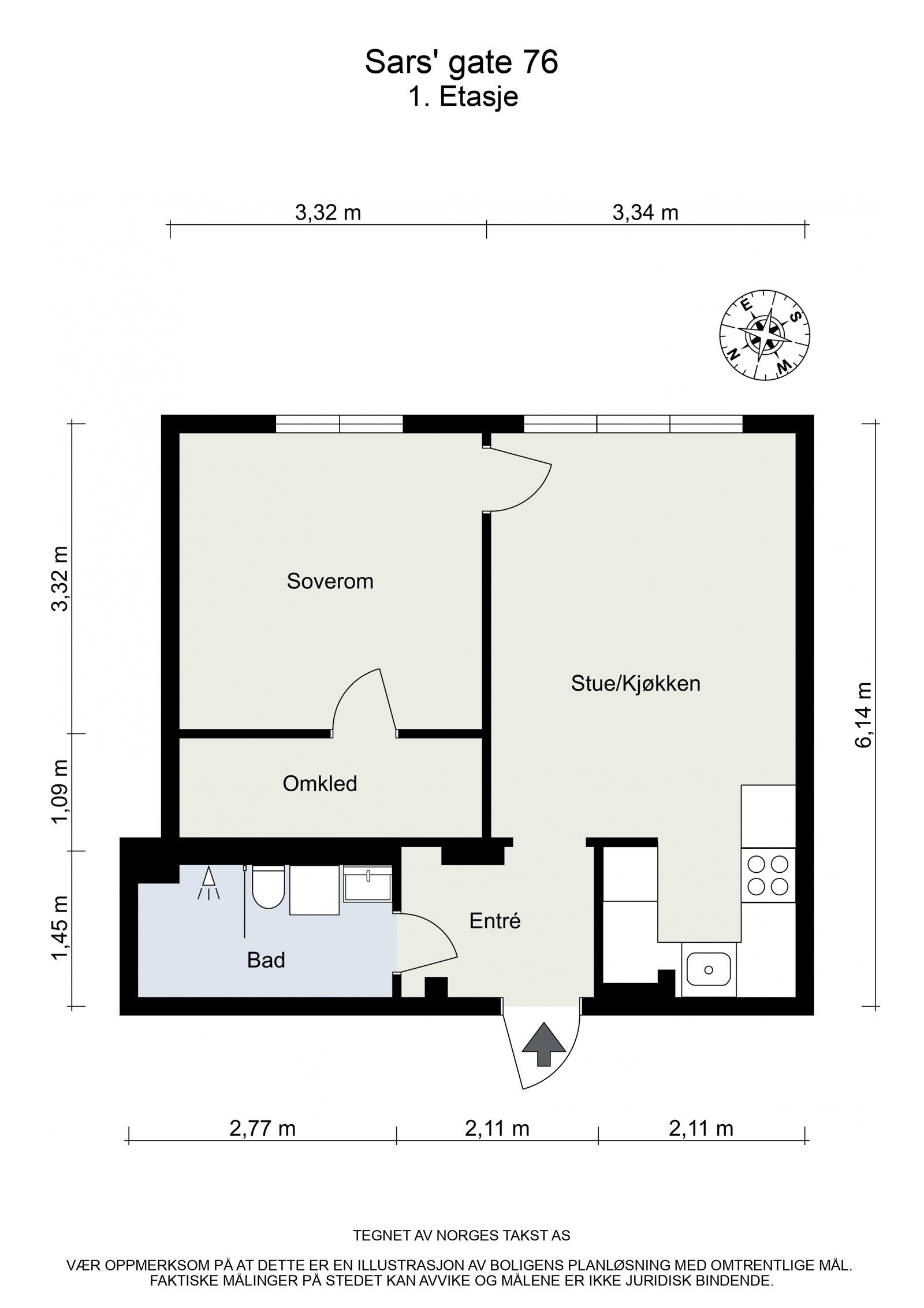 Plantegning Galleribilde