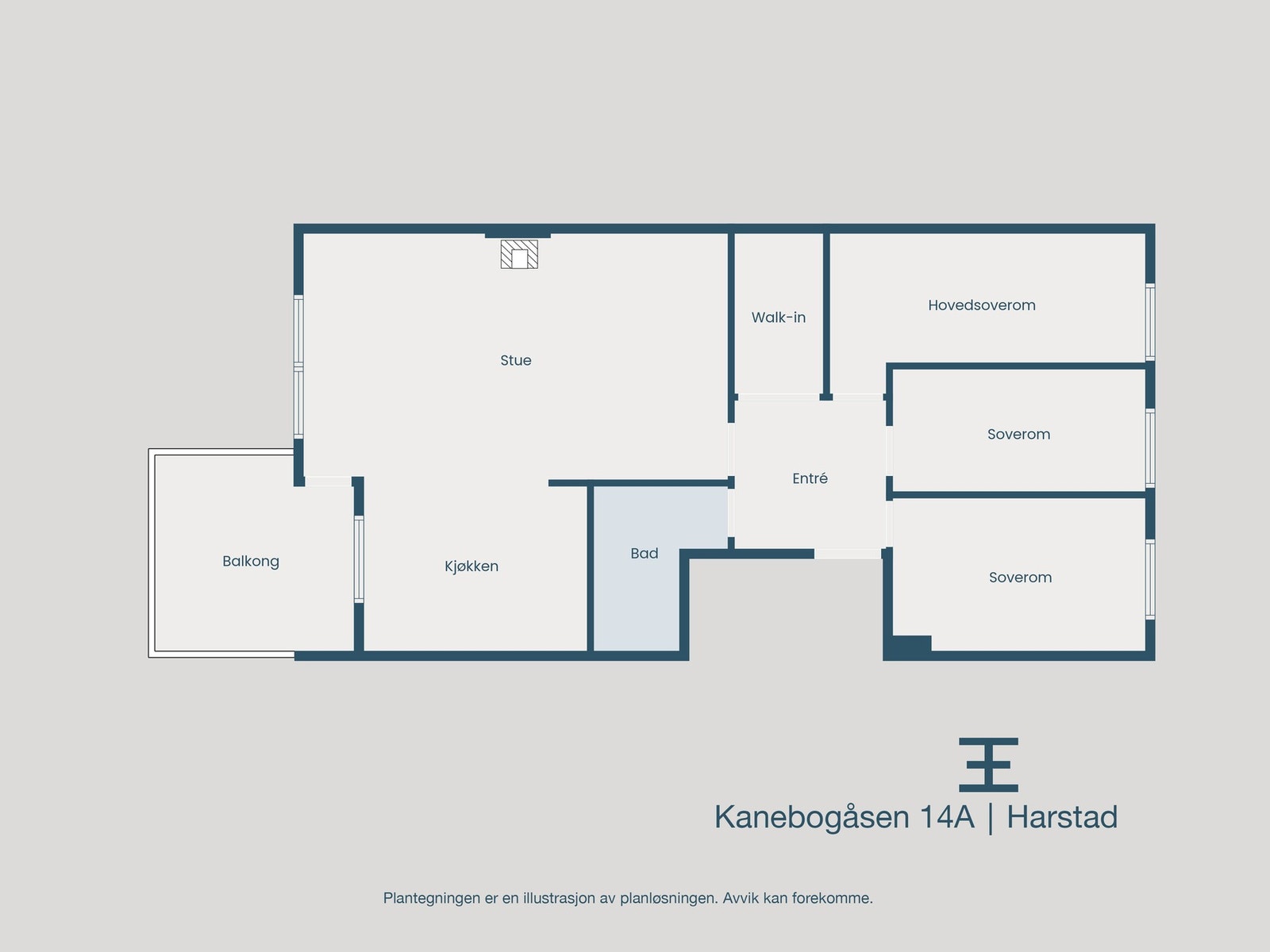 Plantegning Galleribilde
