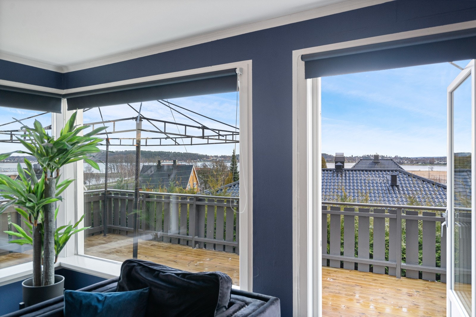 Herlig utsikt fra stuen Galleribilde