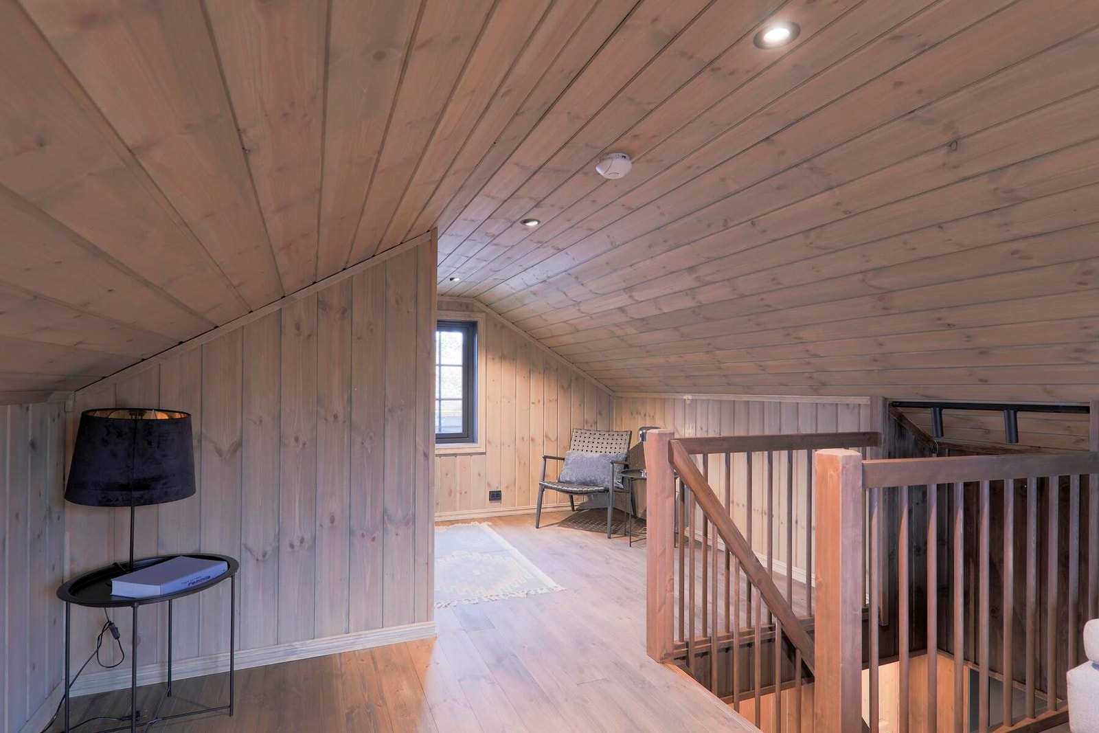 Foto fra en oppsatt hytte. Hemsen kan deles inn i flere rom dersom man ønsker Galleribilde