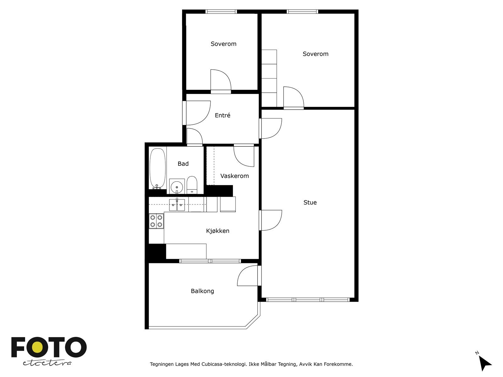 Veiledende planskisse 4. etasje. Ikke målbar Galleribilde