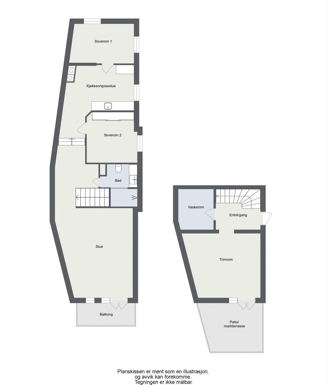 Planskisse Galleribilde