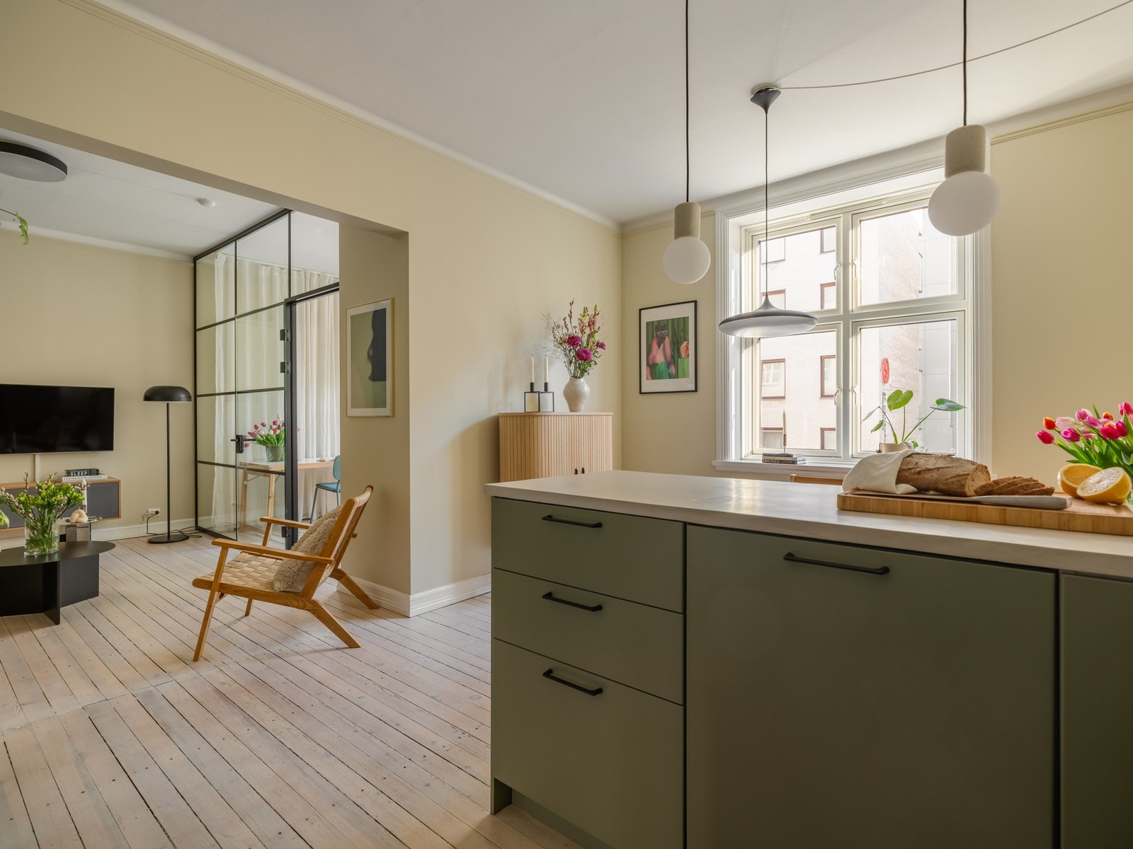 Verdt å nevne er at borettslaget fikk nye isoleringsvinduer i 2023. Galleribilde