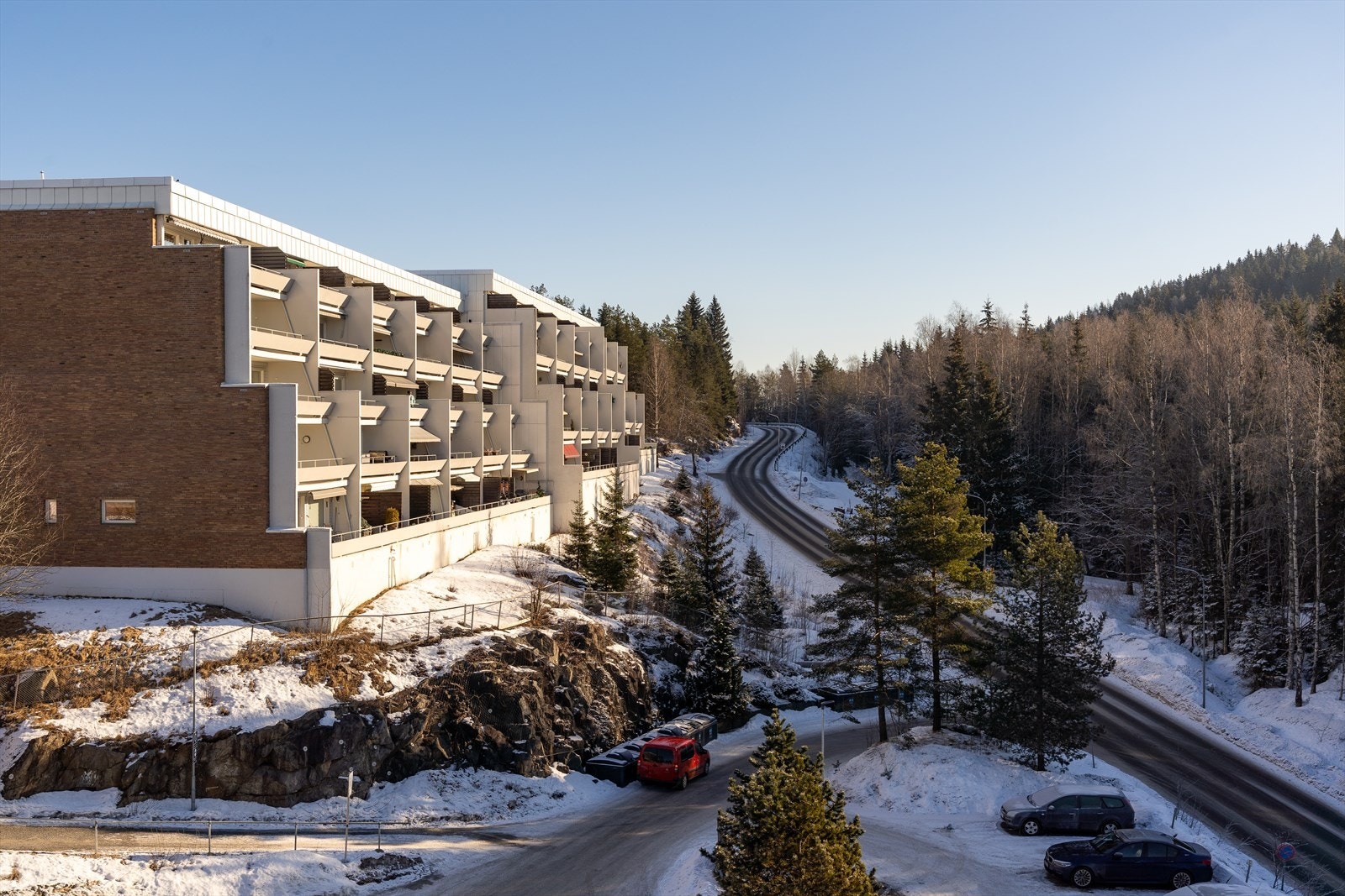 Leiligheten har en god intern beliggenhet på feltet. Galleribilde