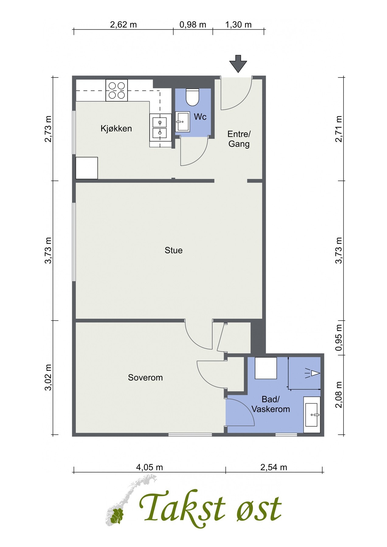 Vi kjører på med leilighetens planskisse, slik at du får orientert deg litt - avvik kan forekomme. Galleribilde