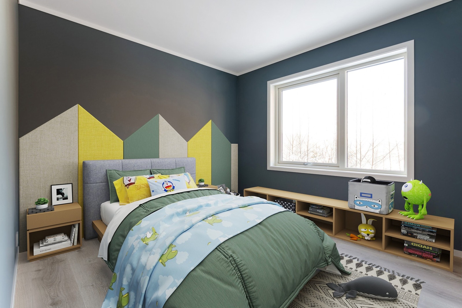 Soverom 3 ligger også nede. Det er totalt 3 gode soverom i boligen. Galleribilde