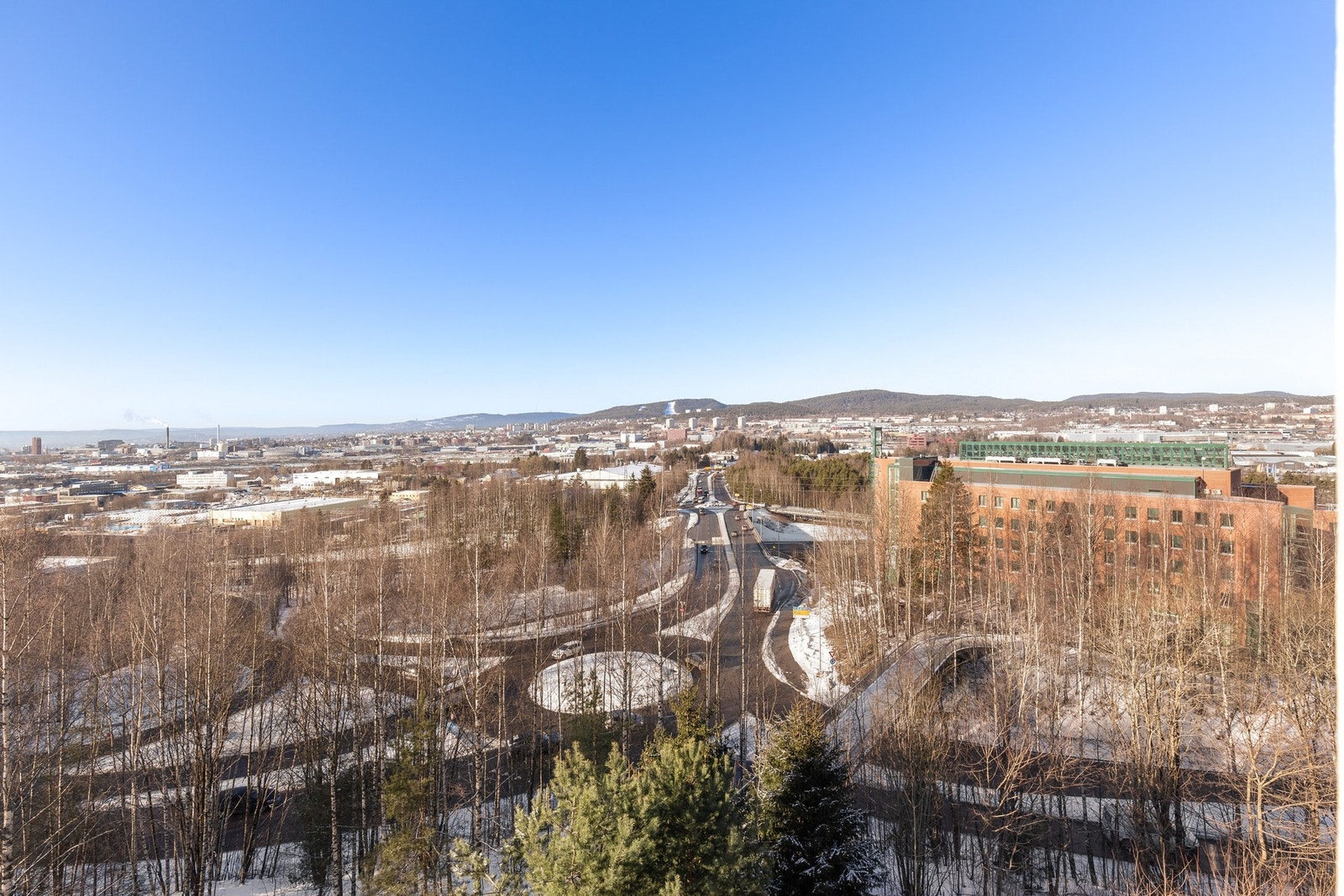 Utsikten fra balkongen. Galleribilde