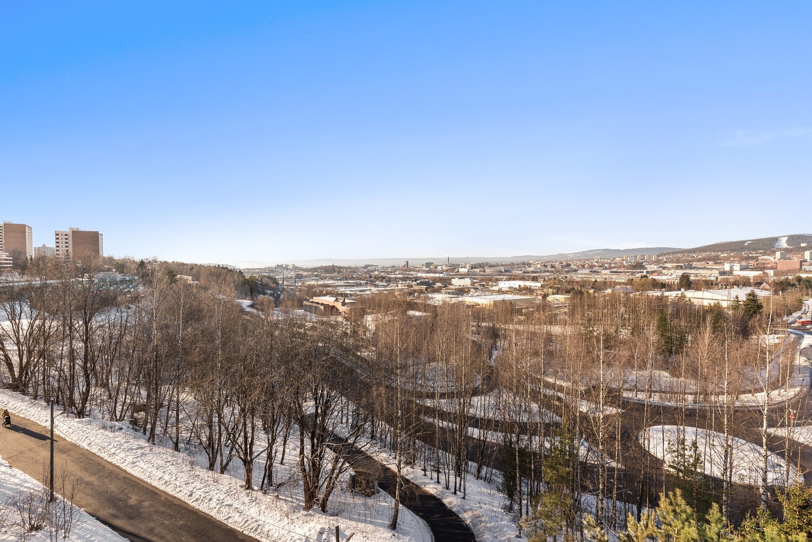 Utsikten fra balkongen. Galleribilde