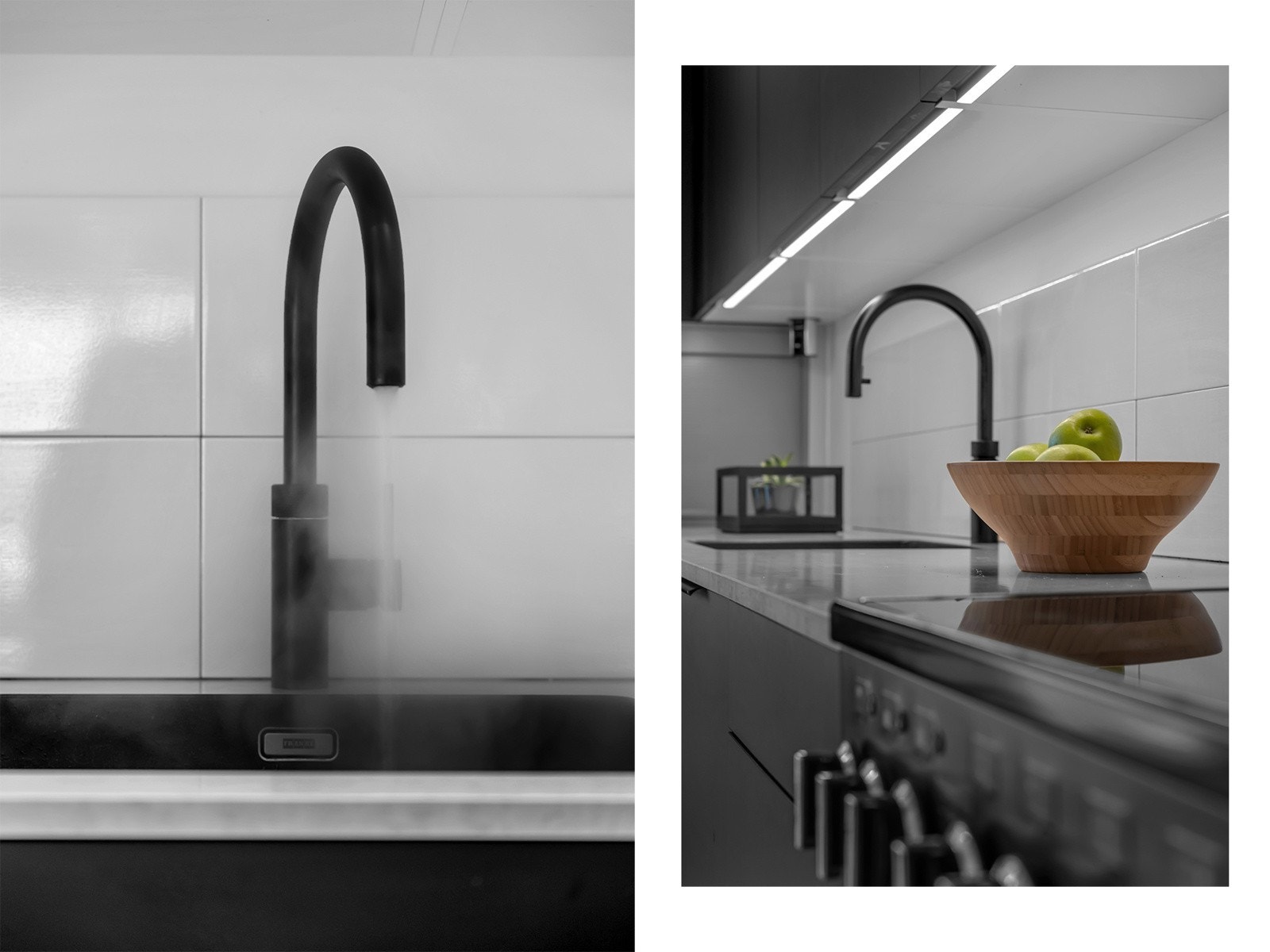 Quooker som gir deg 110 graders vann rett i springen Galleribilde