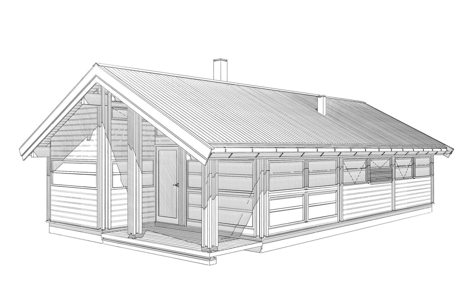 Perspektivtegning D35 Galleribilde