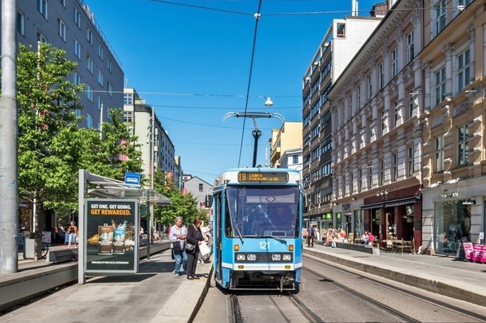 For øvrig kort gangavstand til Bogstadveien med alt av fasiliteter. Galleribilde