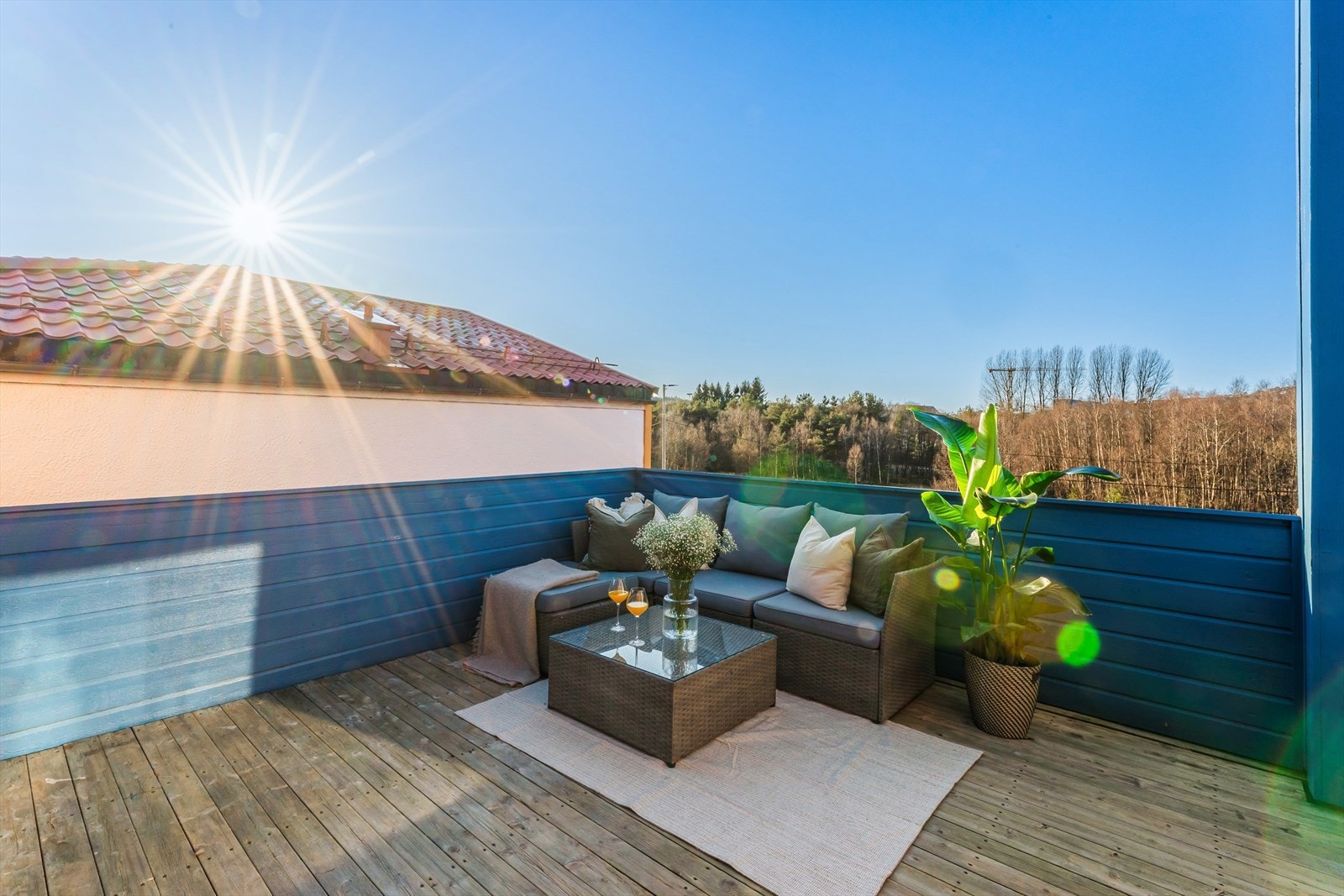 - Fantastisk takterrasse på hele 15,6 m² - Galleribilde