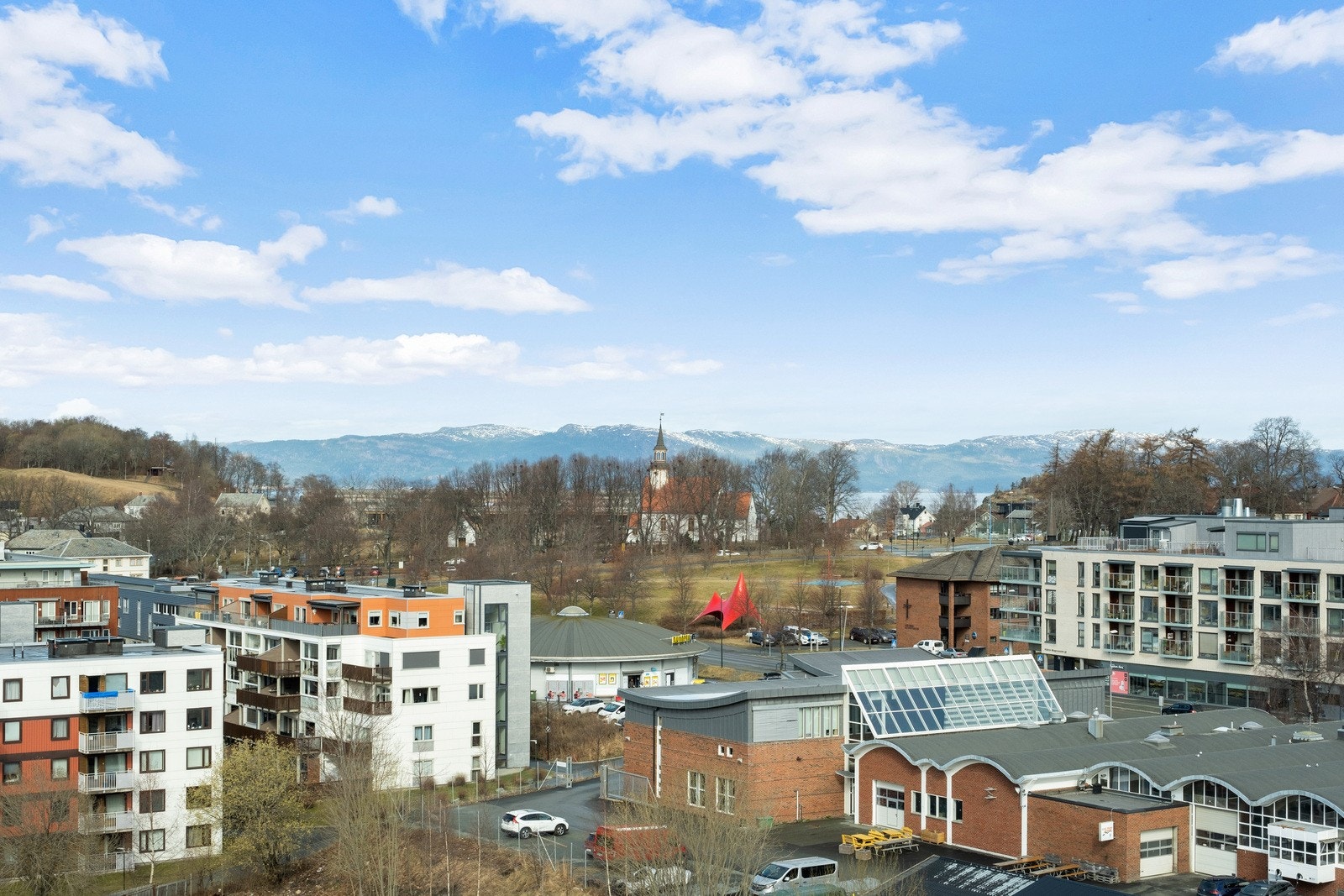 Utsikt fra balkongen. Galleribilde