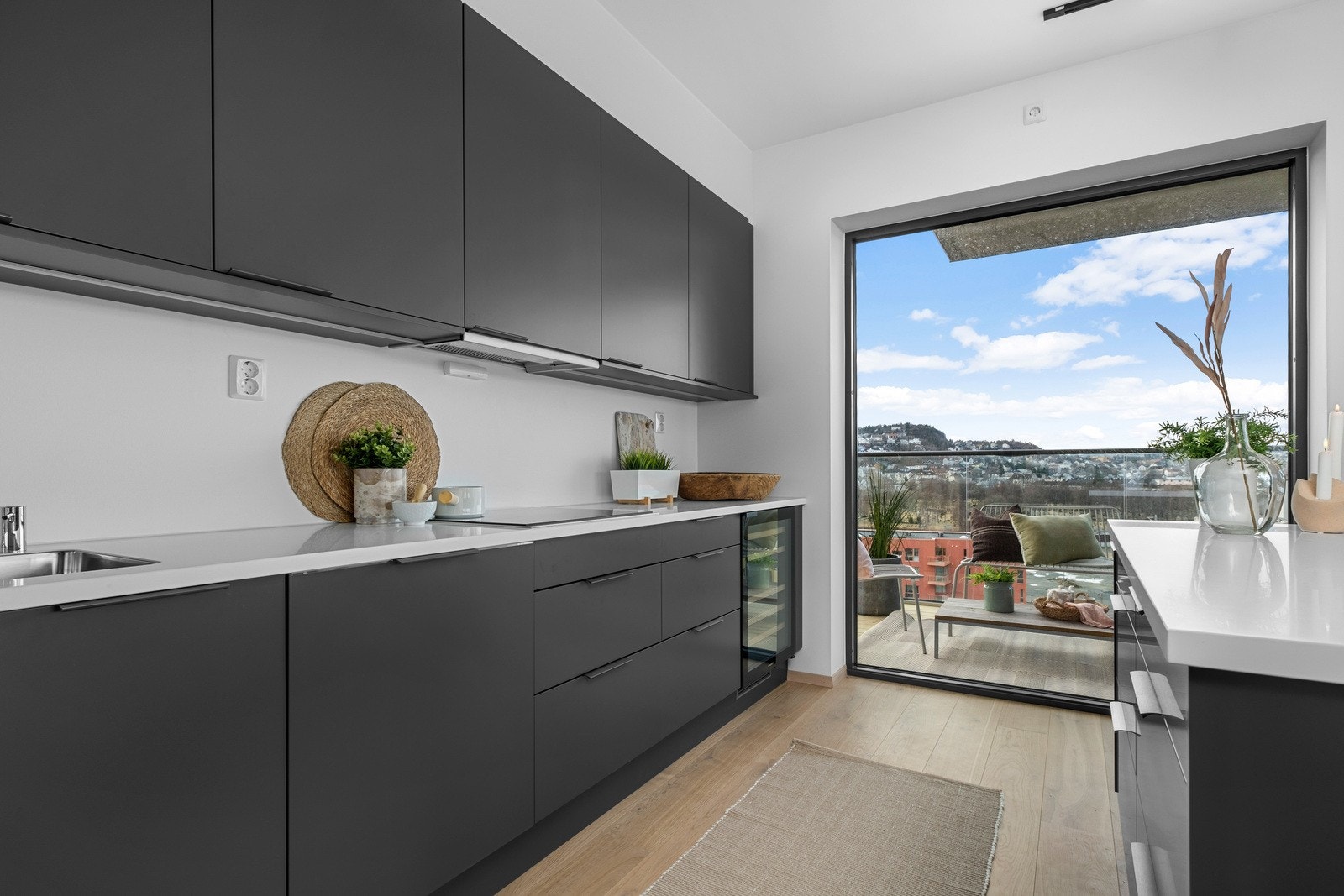 Her kan du lage mat og nyte usjenert utsikt. Galleribilde