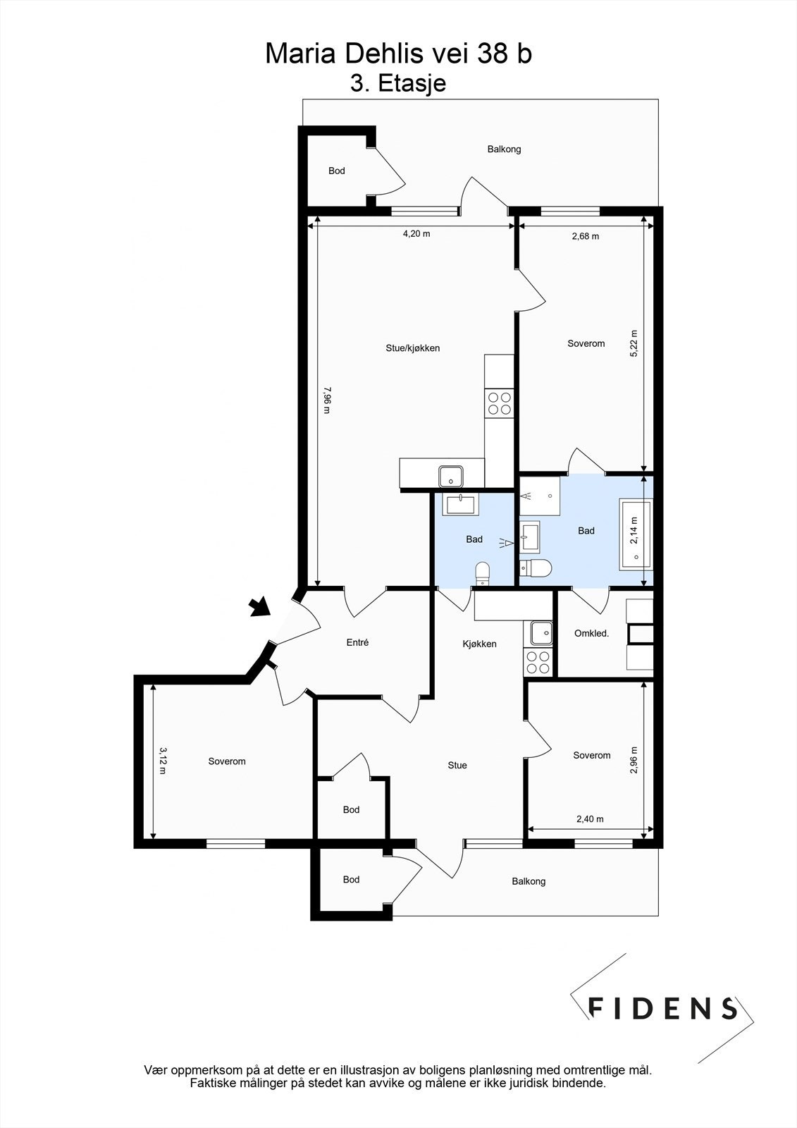 Plantegning Galleribilde