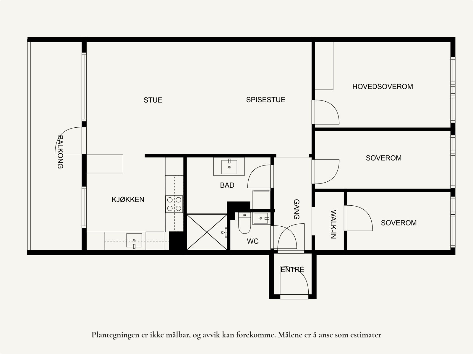 Plantegning 4. etg. Galleribilde