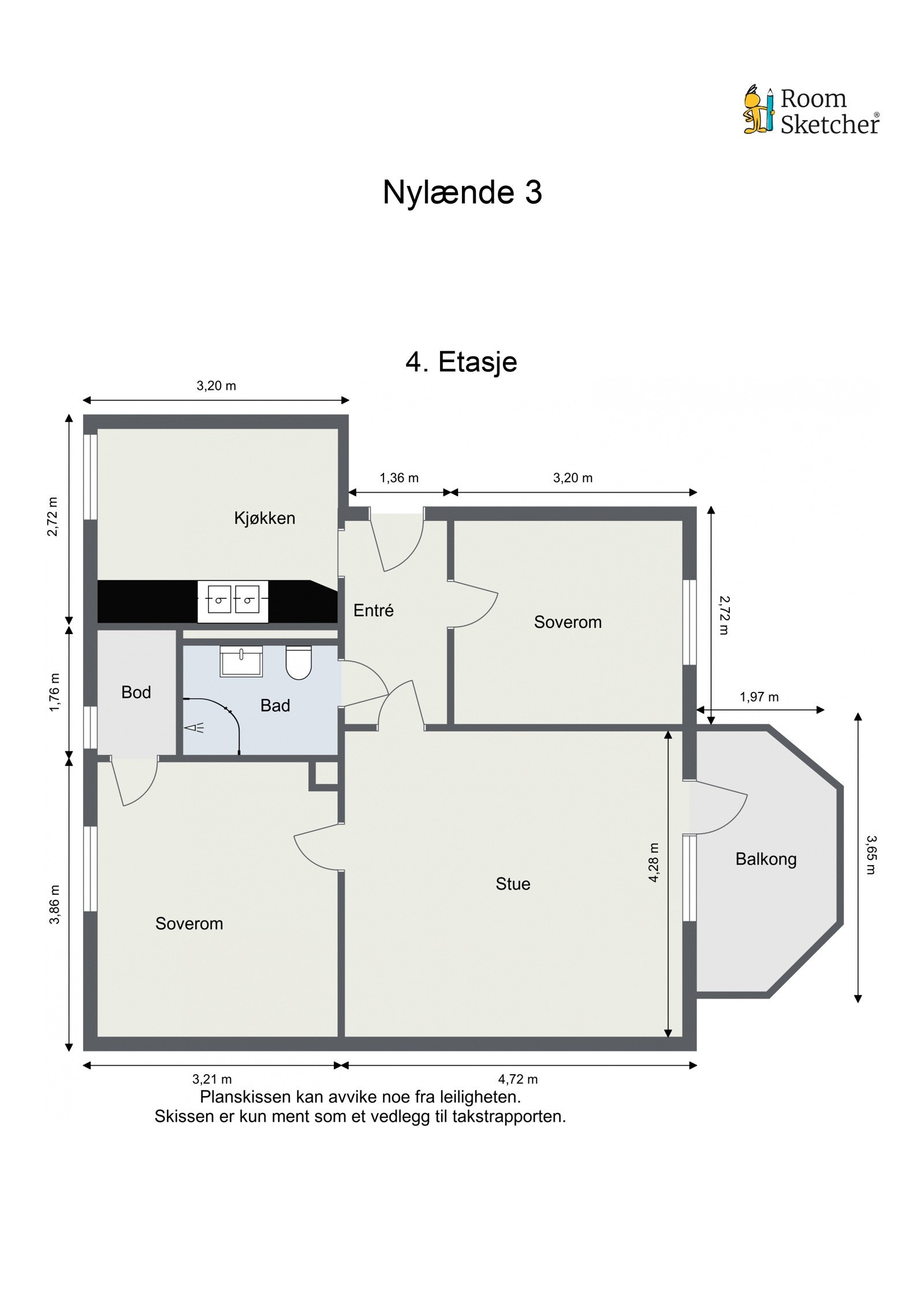 Plantegning Galleribilde