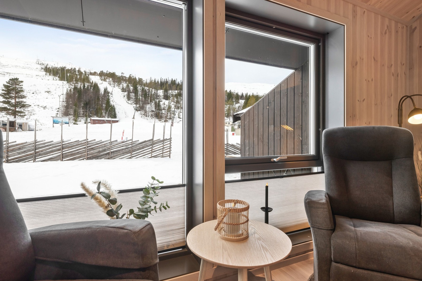 Alpinanlegget ligger i umiddelbar nærhet til leiligheten Galleribilde