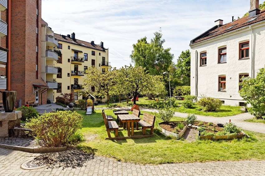 Grønnegården borettslag har i mange år vært spesielt opptatt av å pleie felles uteområder og grøntareal. Galleribilde