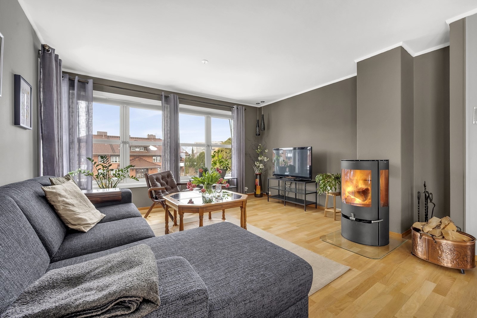 Fin plass til en hyggelig sofakrok Galleribilde