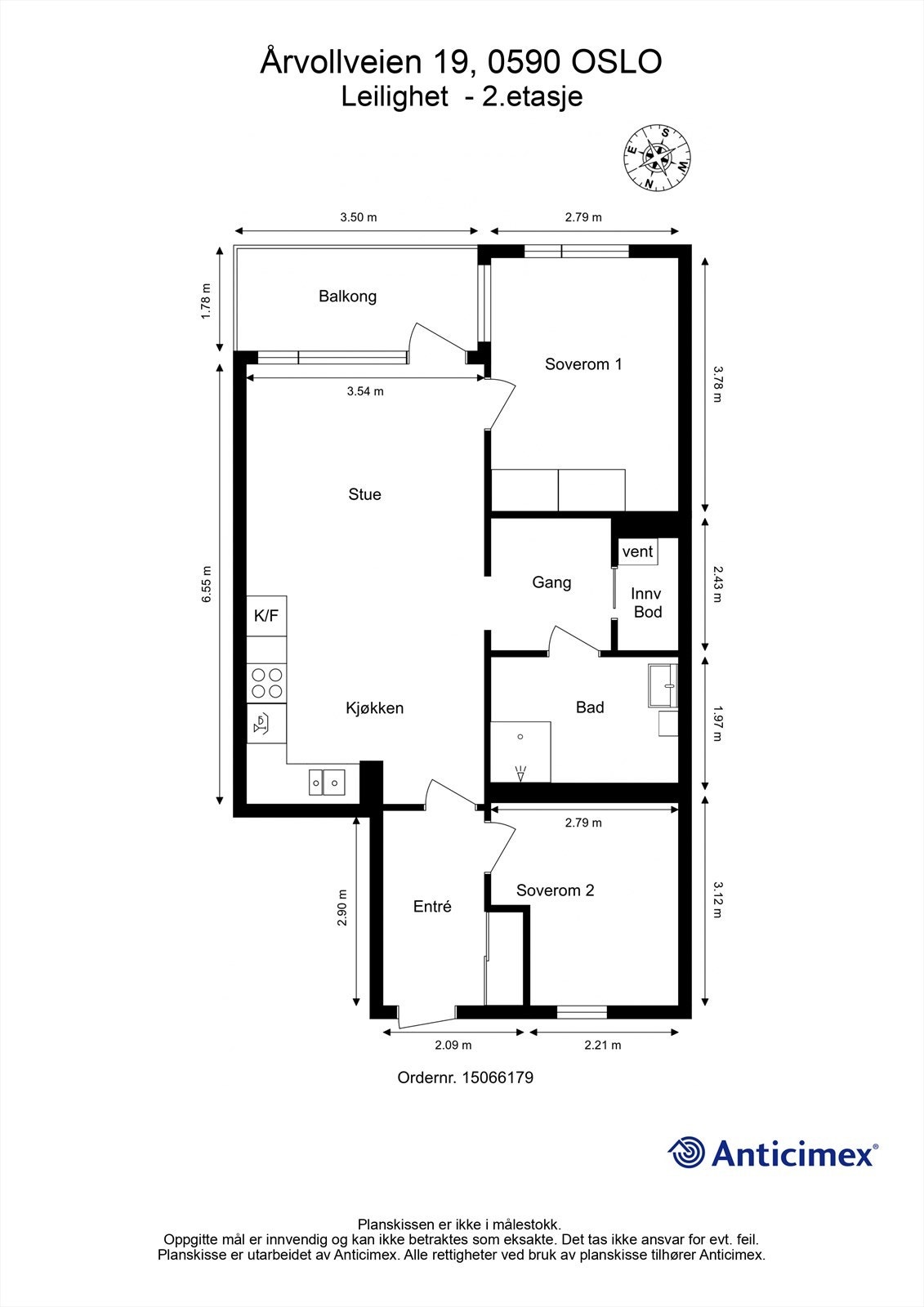 Plantegning Galleribilde