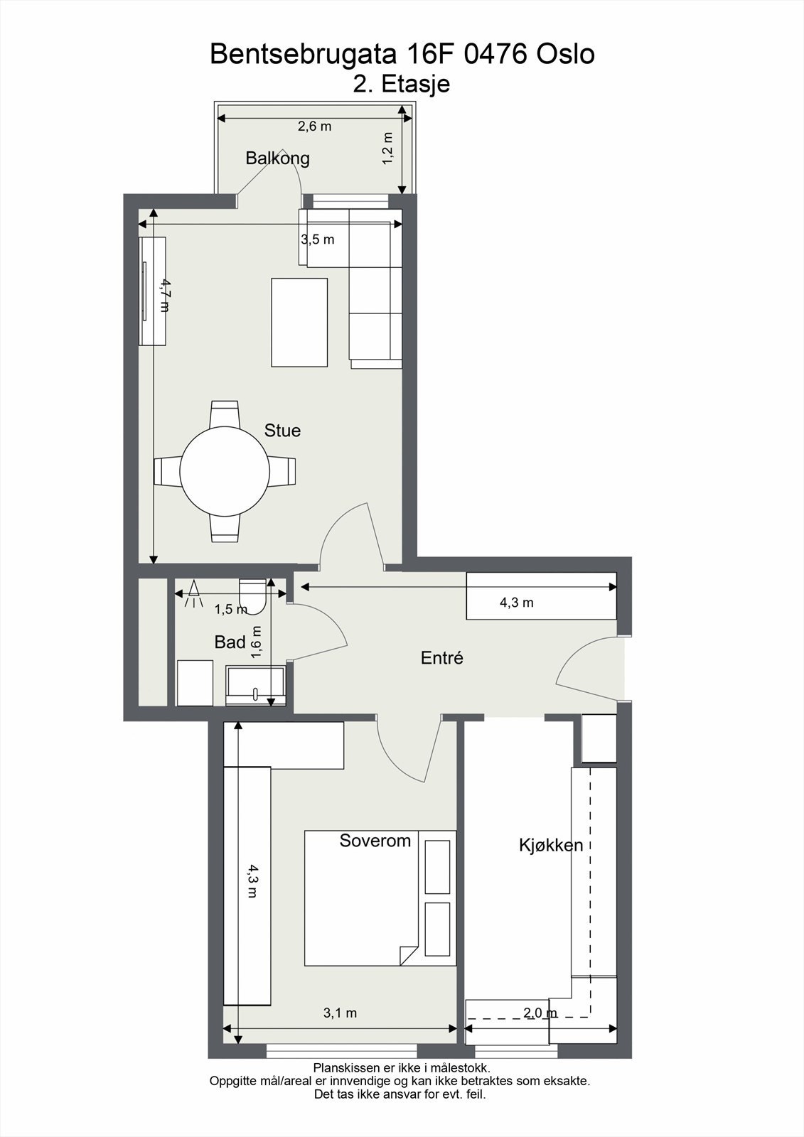 Plantegning Galleribilde