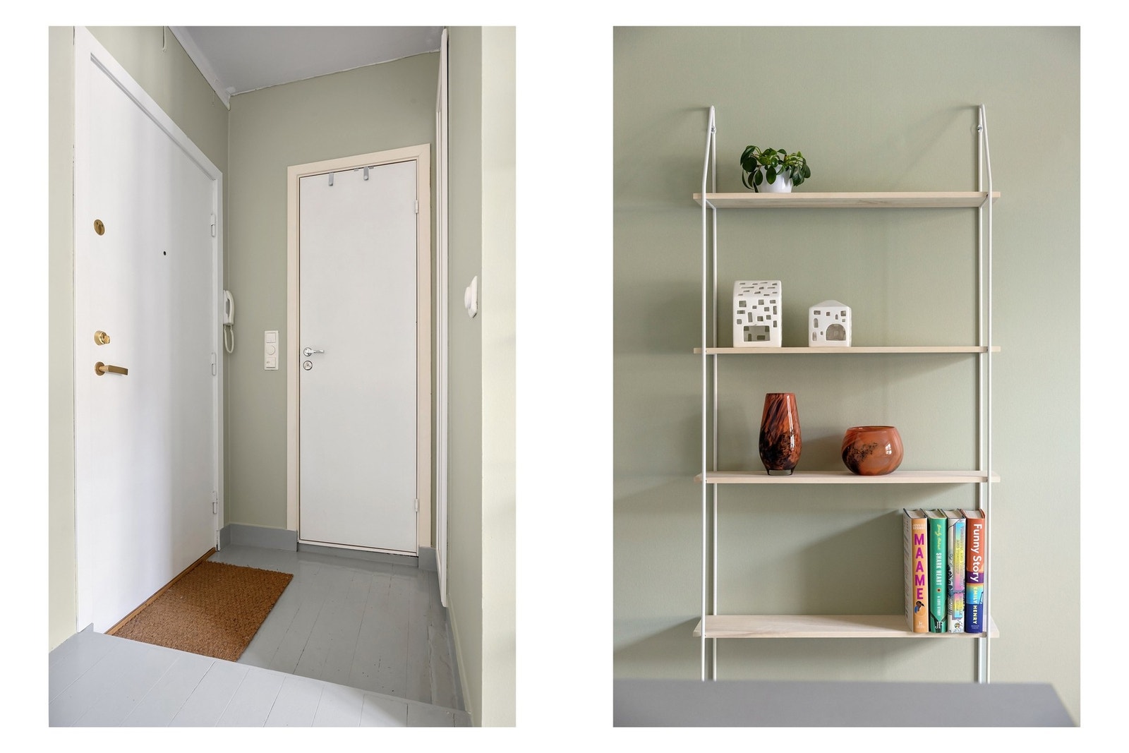 Innbydende entré som gir et godt førsteinntrykk i boligen. Galleribilde