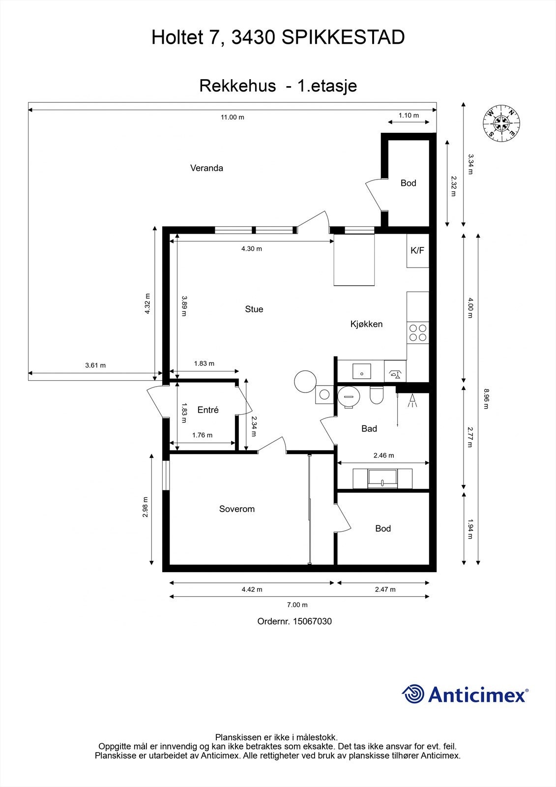 Plantegning Galleribilde