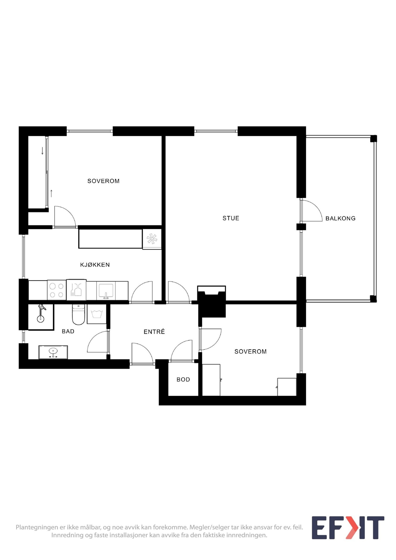 Plantegning Galleribilde