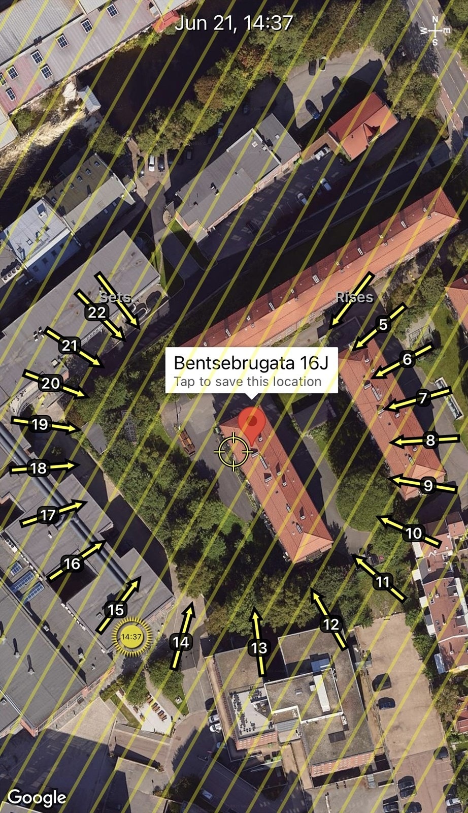 Selger opplyser at det er sol på balkongen fra ca. kl. 13:00 til den går ned, på sommerstid. Galleribilde