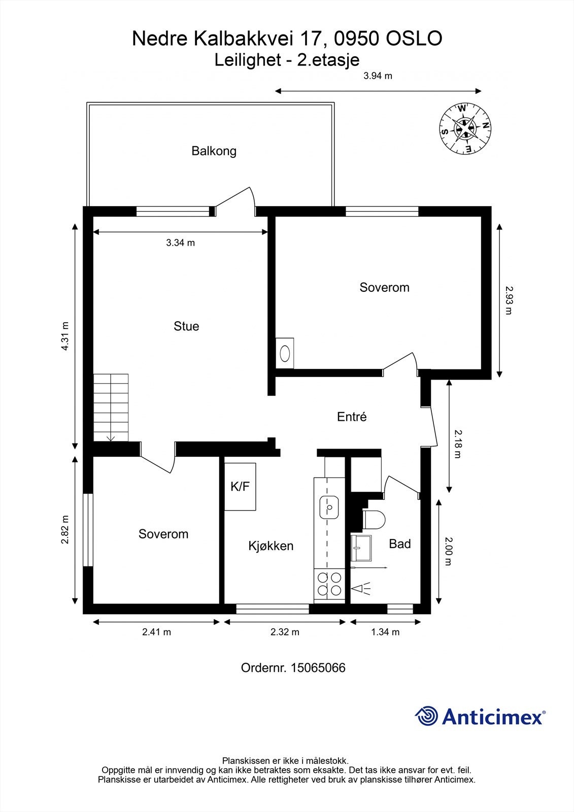 Plantegning Galleribilde