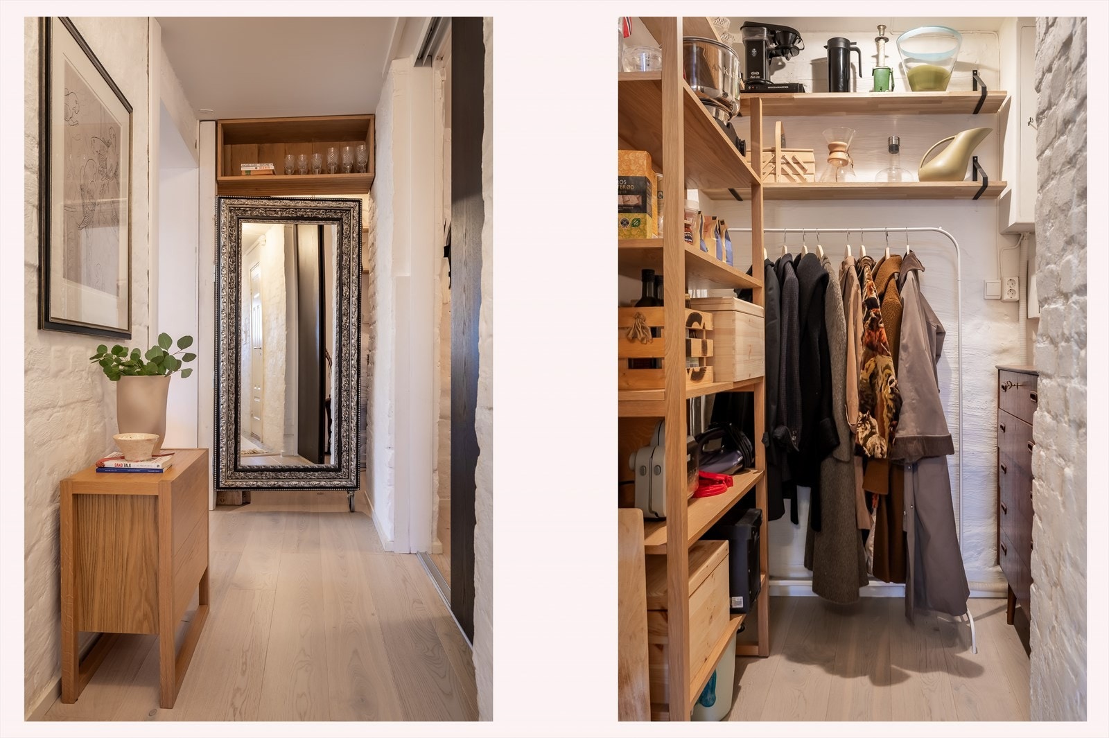 Praktisk bodløsning i enden av gangen Galleribilde