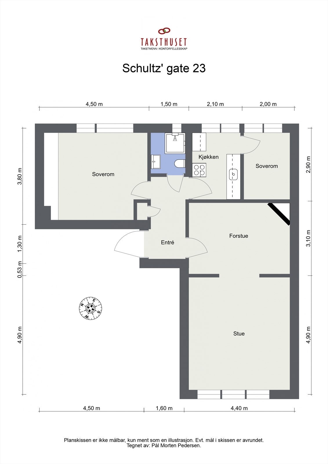 Plantegning Galleribilde
