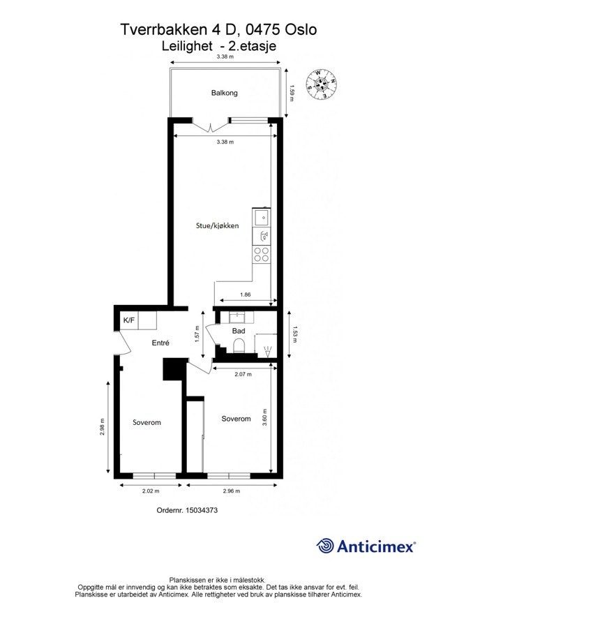 Alternativ planløsning. Galleribilde