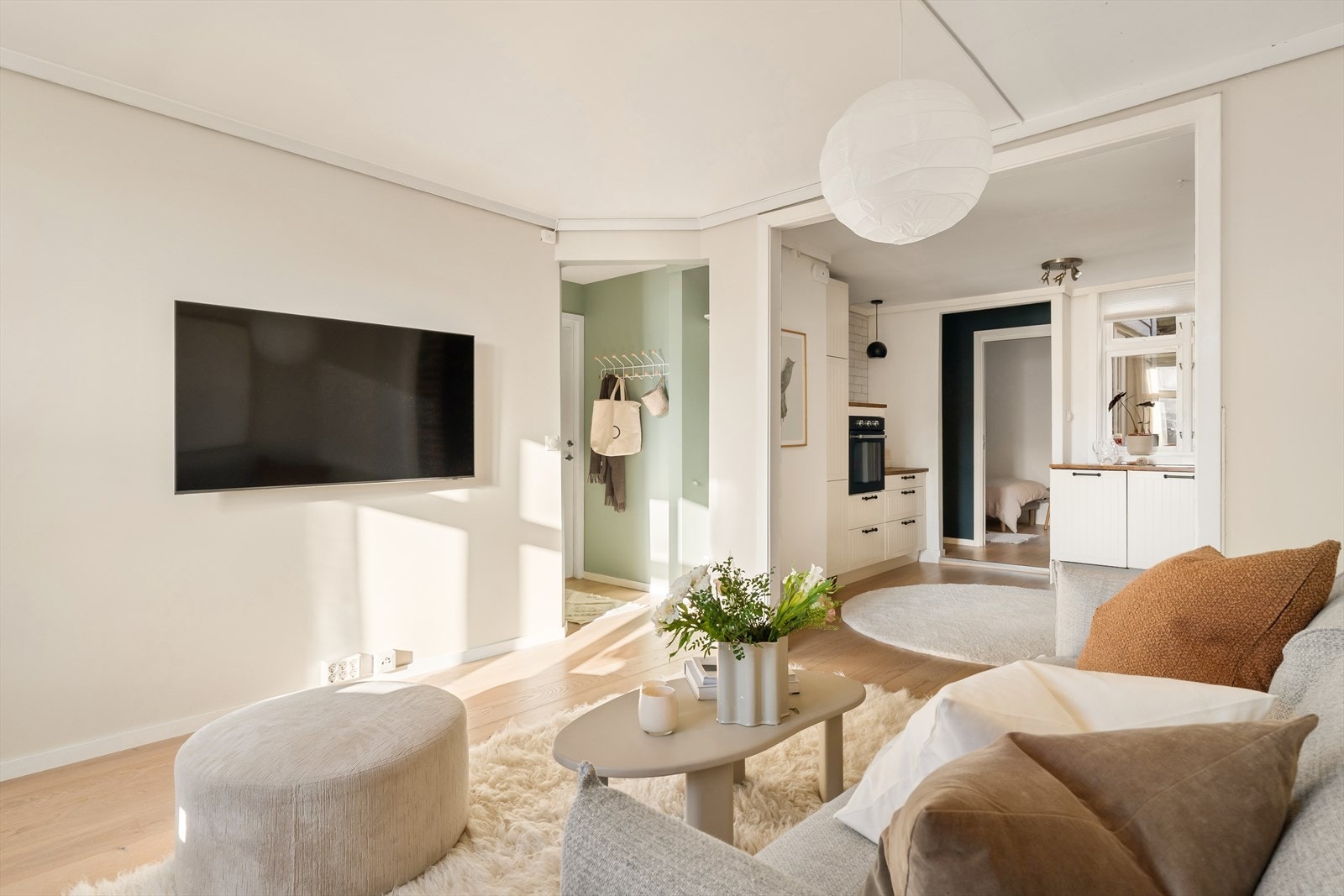 Her er stort nok til å kunne invitere til festlige lag eller bare en avslappende fredagskveld for én eller to Galleribilde