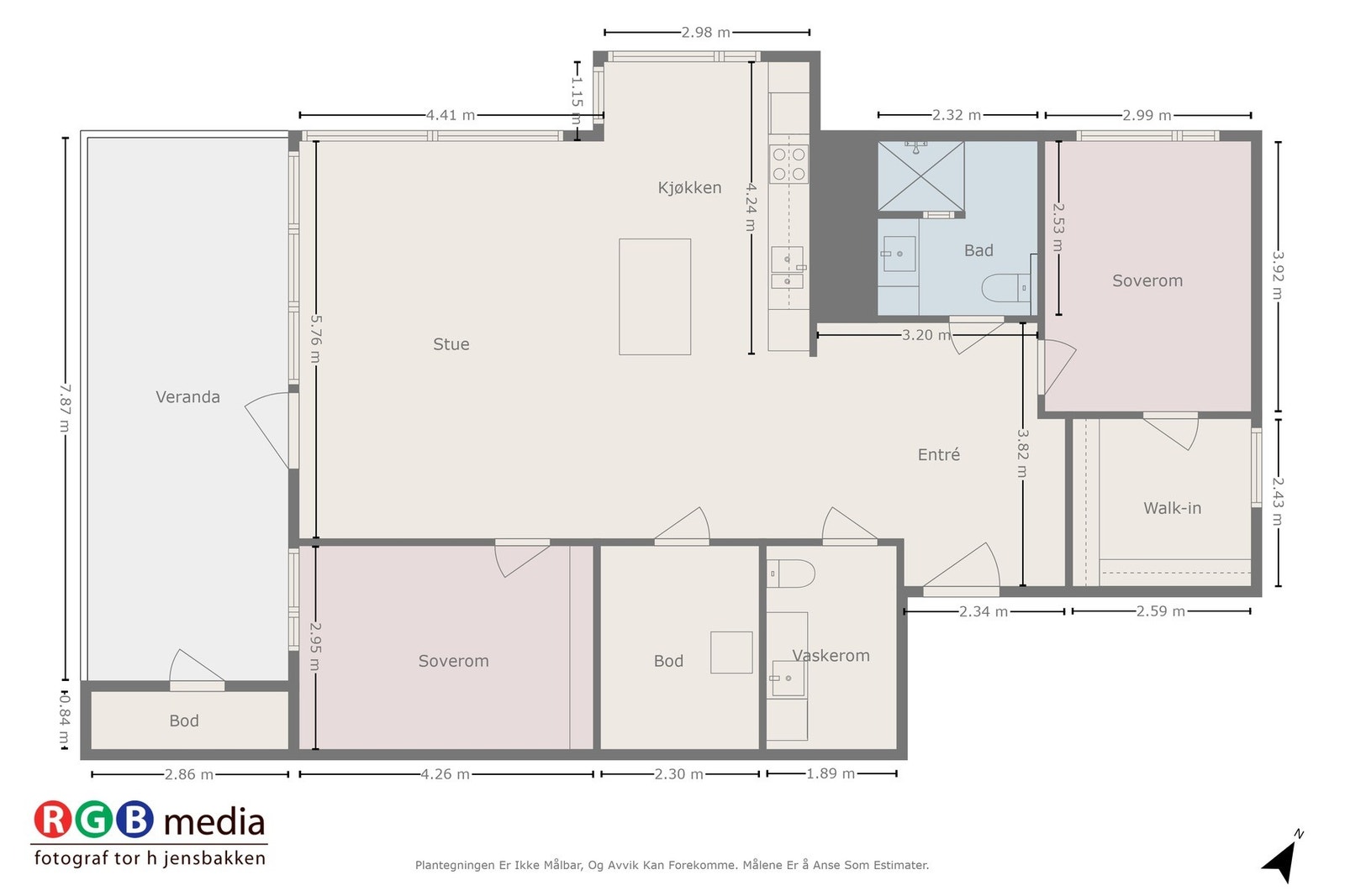 Plantegning Galleribilde