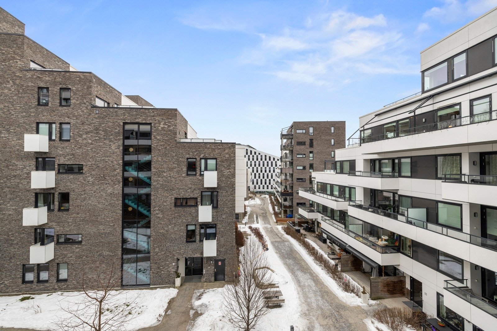 Utsikt fra balkongen. Galleribilde