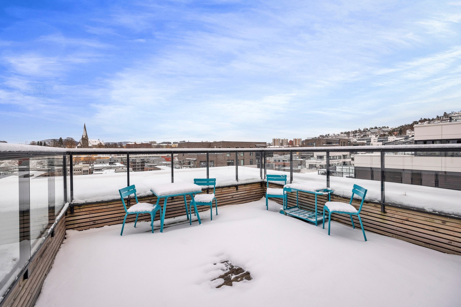 Felles takterrasse. Galleribilde