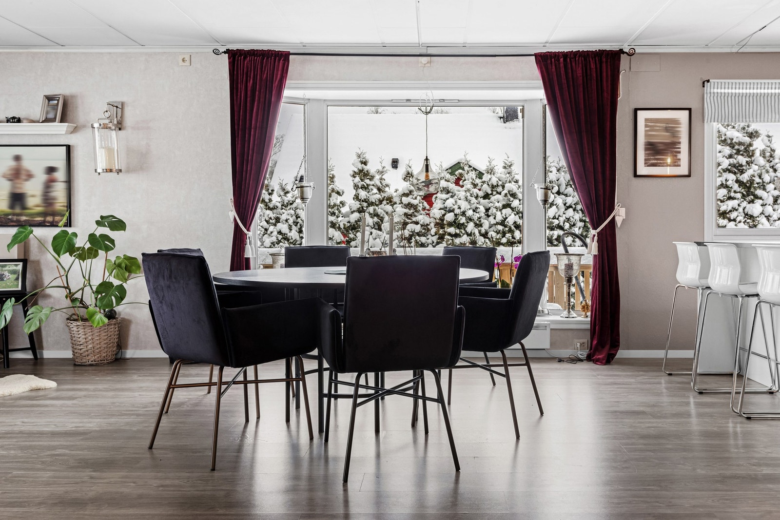 Her er det enkelt å invitere til hyggelige middager. Galleribilde