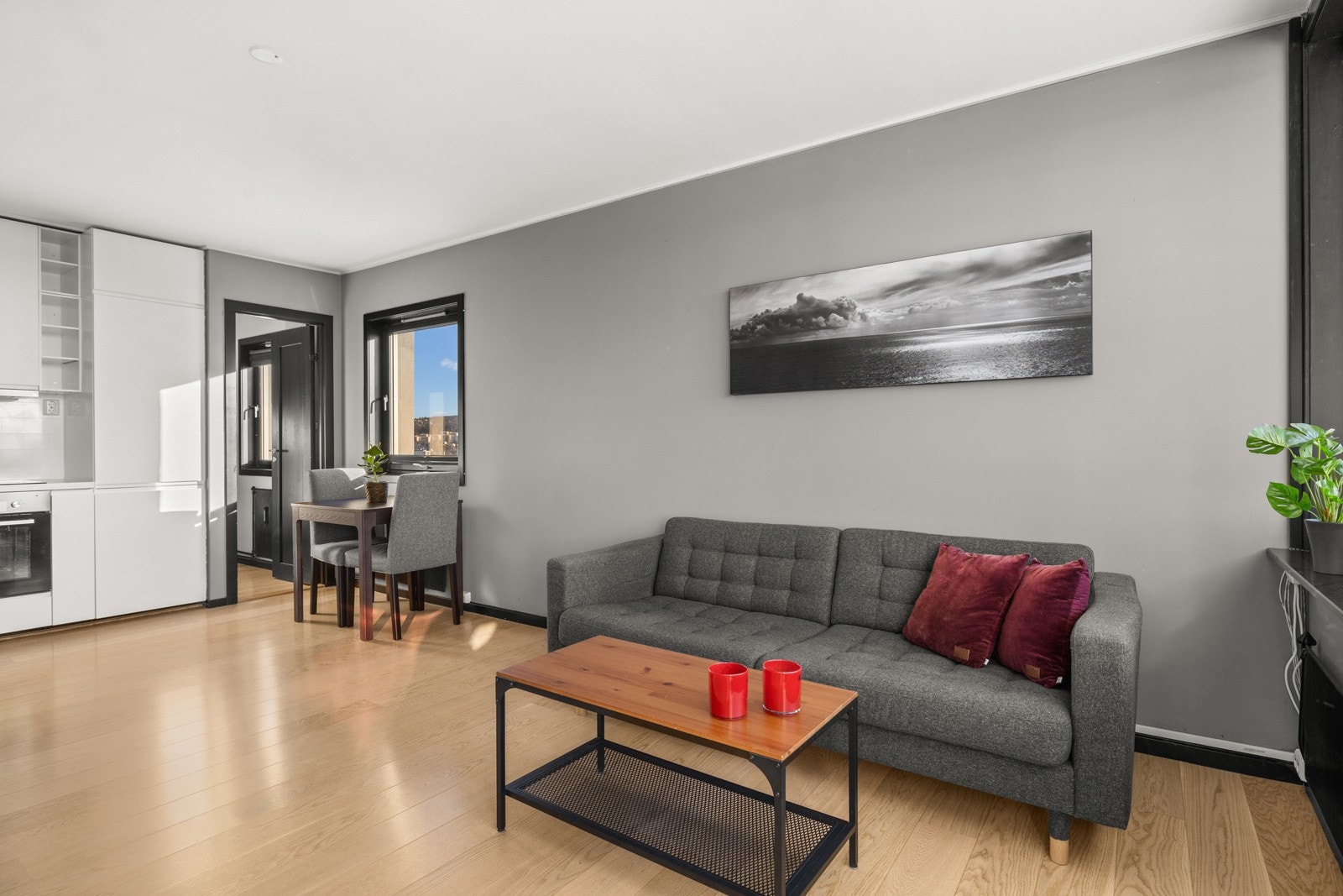 Veggoverflater ble malt i 2019. Galleribilde