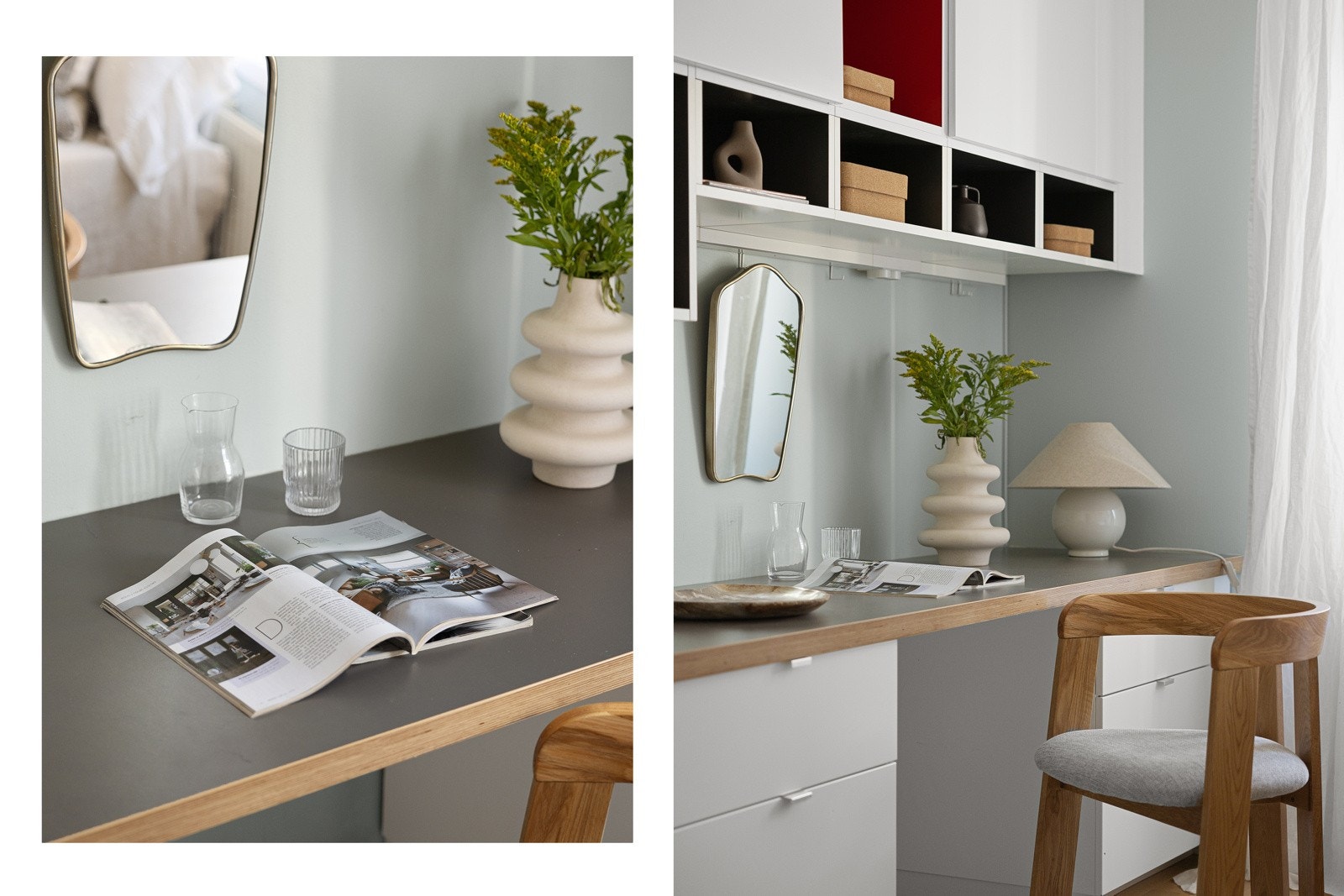 Rommet får godt med naturlig lys fra et flott vindu Galleribilde