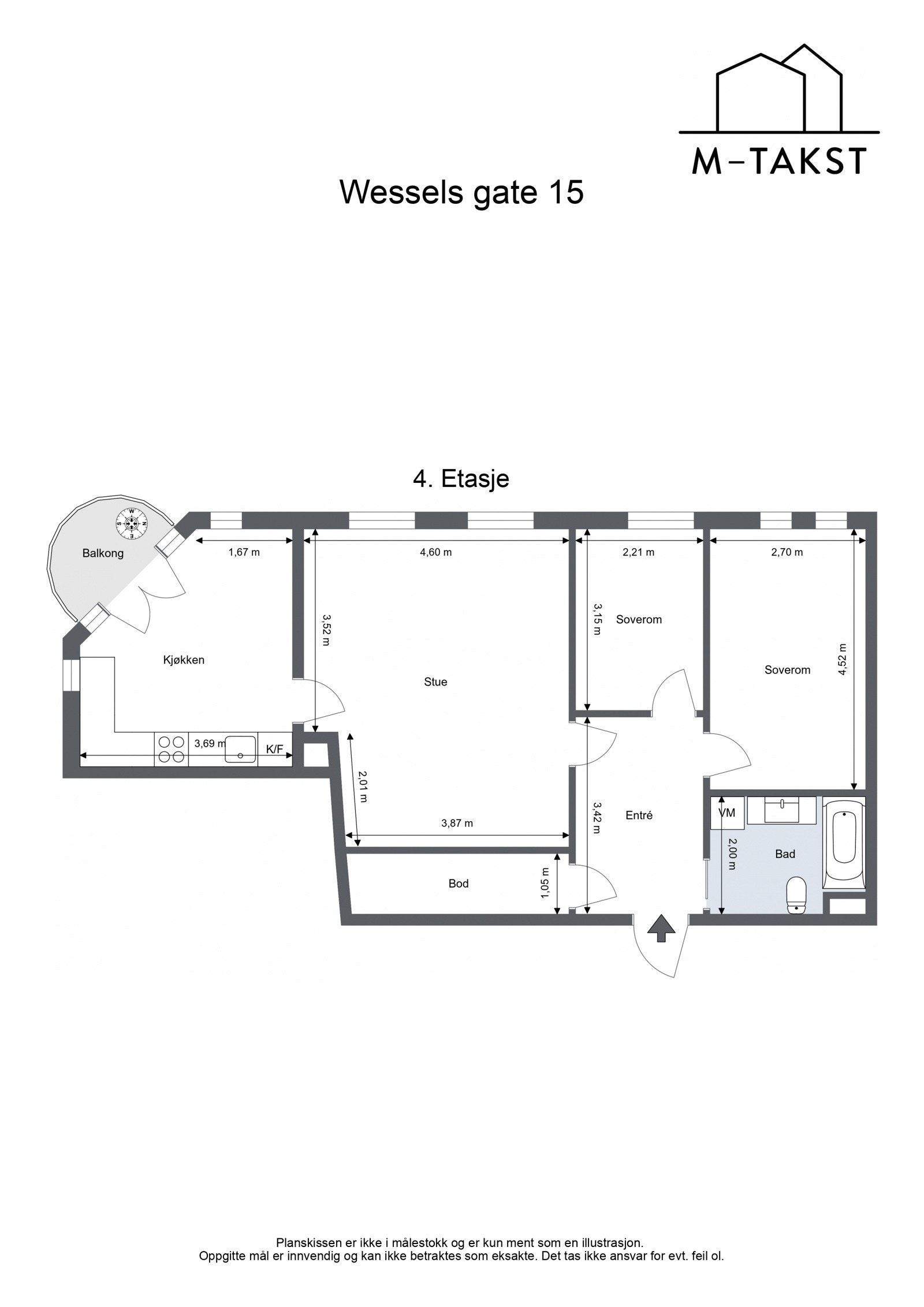 Wessels gate 15 - 4. Etasje Galleribilde