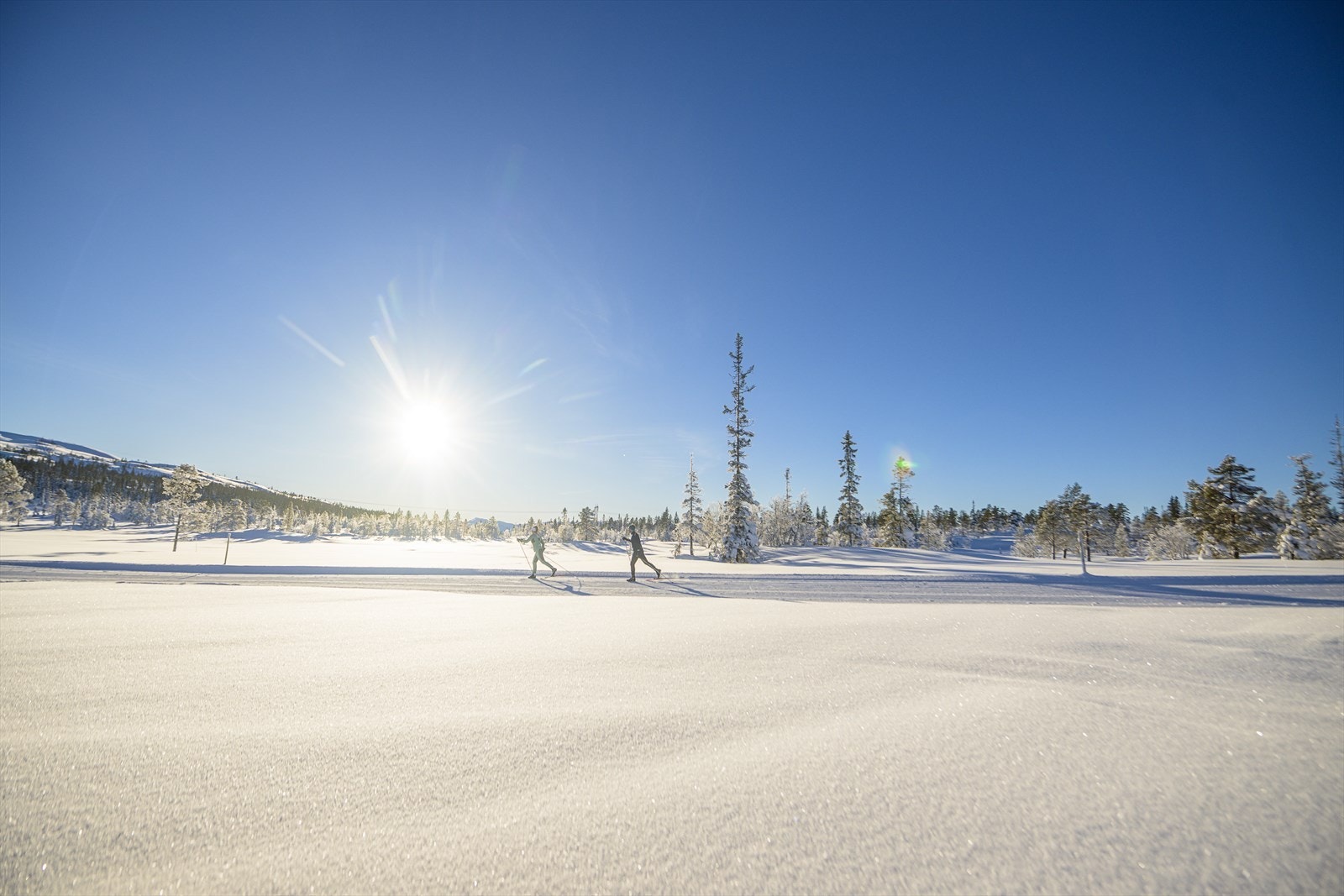 70 kilometer med trikkeskinner rett utenfor hytteveggen. Galleribilde