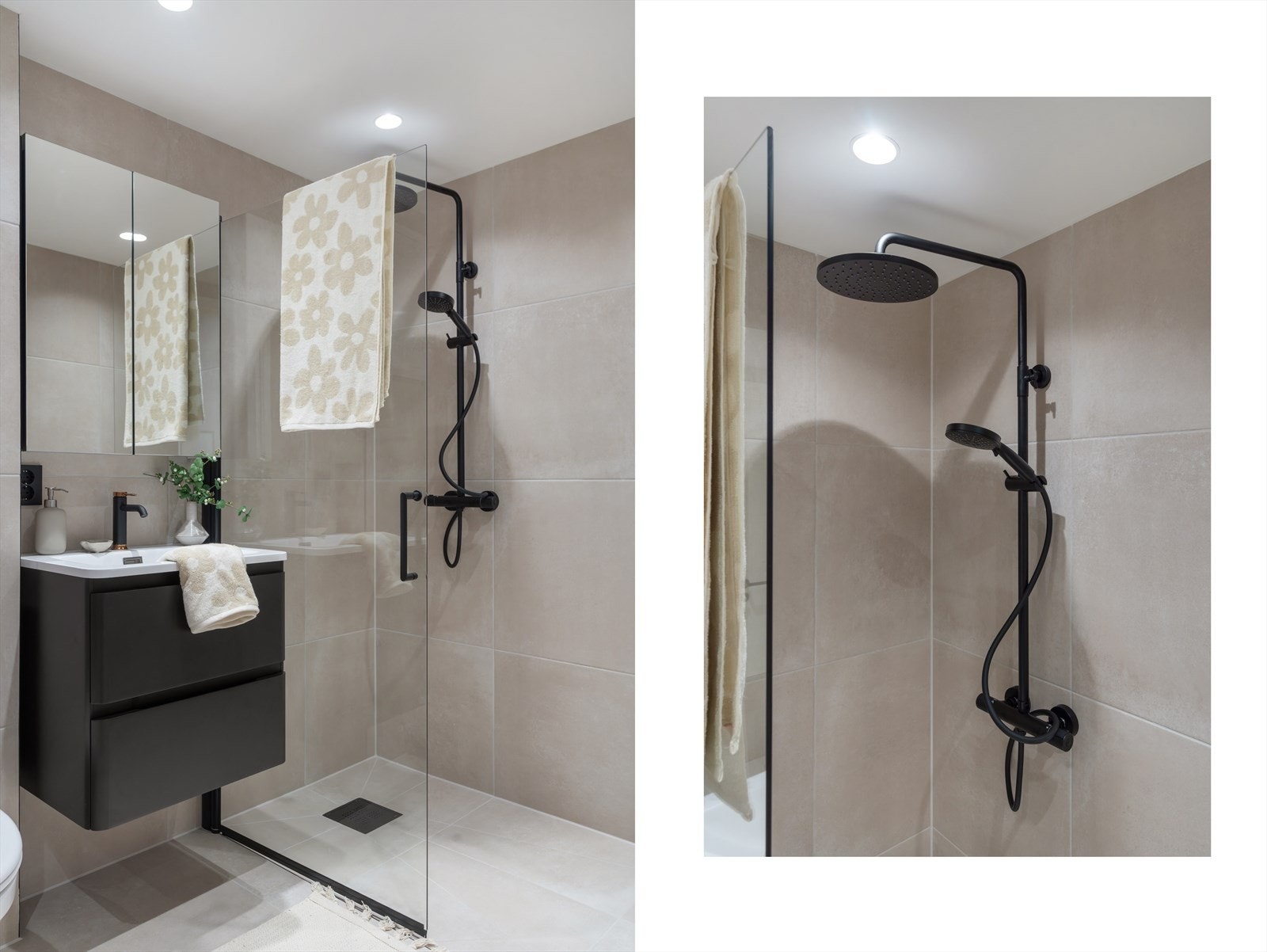 - Badet måler 6,5m² - Galleribilde