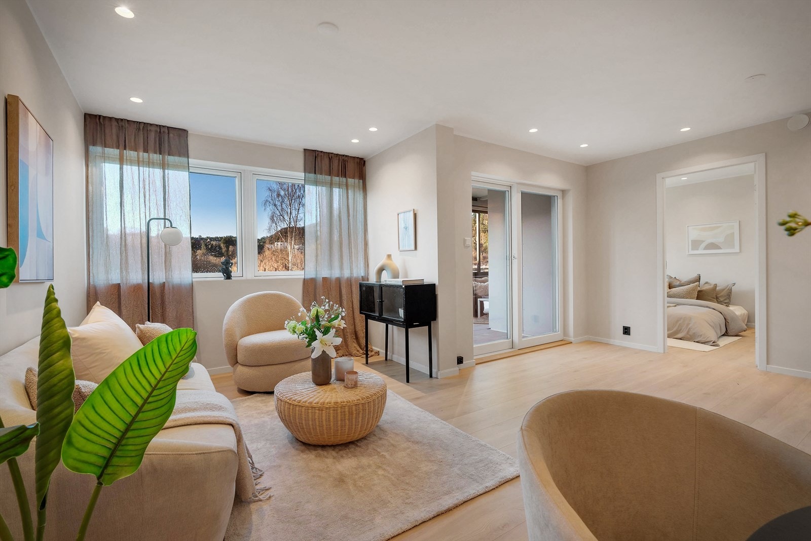 - Merk downlights i tak - Galleribilde