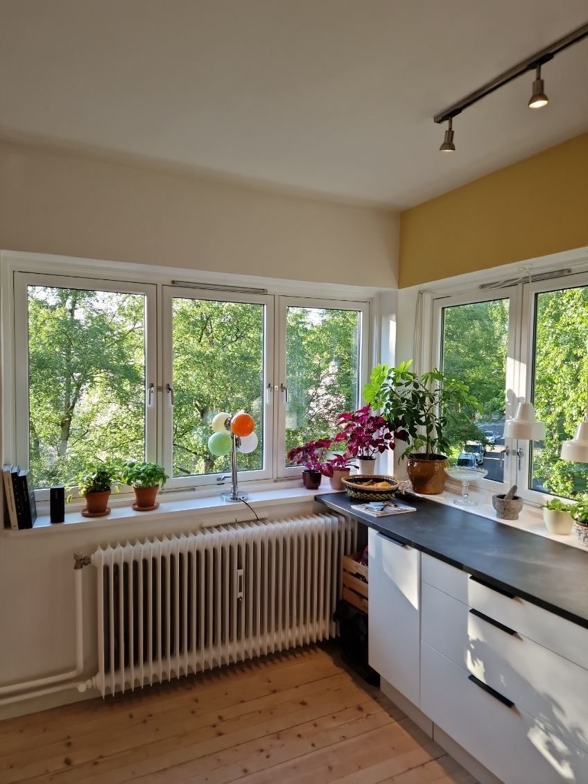 Bilde fra tidligere eier/annonse. Her er du omringet av grønne trær og blir skjermet fra direkte innsyn Galleribilde