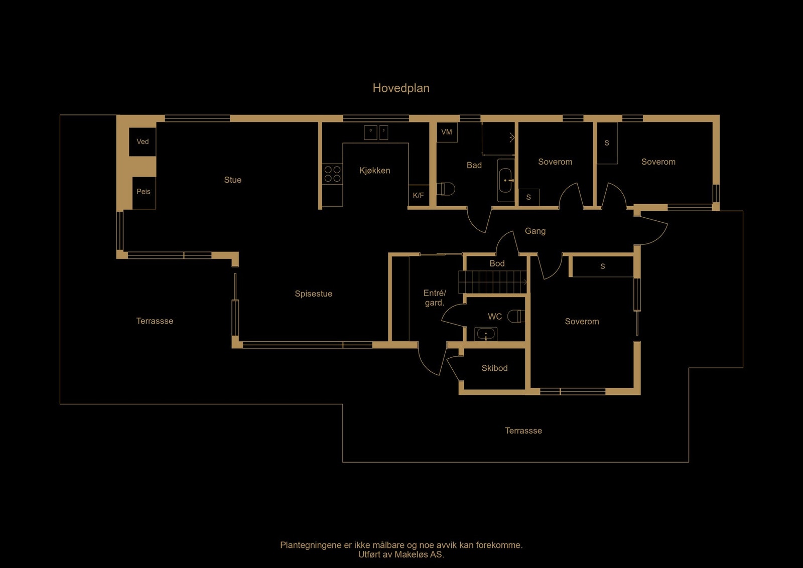 Plantegning - illustrasjon, avvik kan forekomme Galleribilde