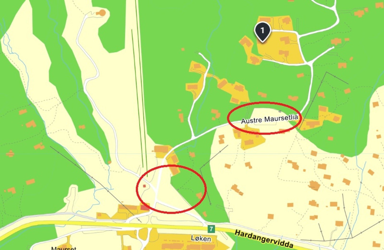 Parkering sommer og vinter. Galleribilde