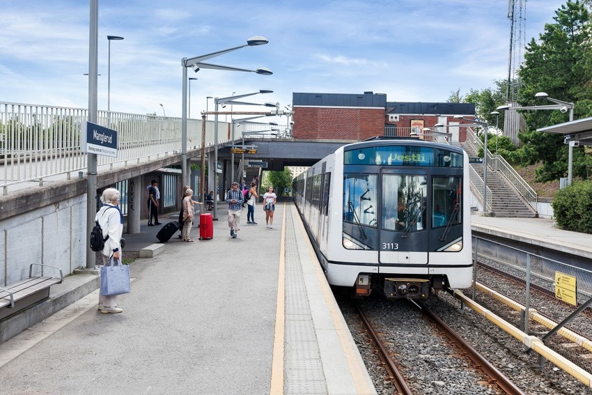 Kort vei til Manglerud t-banestasjon Galleribilde